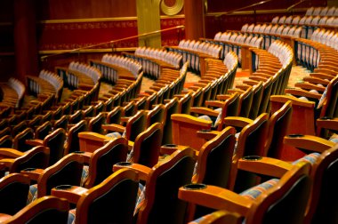 güzel manzarasını zarif geleneksel tiyatro salonu