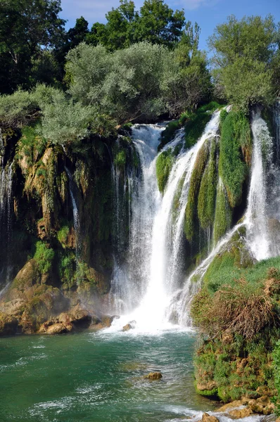 Λίμνη σε Κράβιτσα πάρκο nacional (Κροατία) — Φωτογραφία Αρχείου