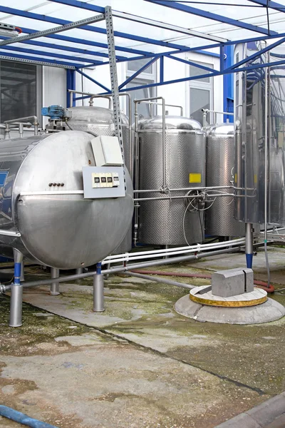 Impianto di refrigerazione del latte — Foto Stock