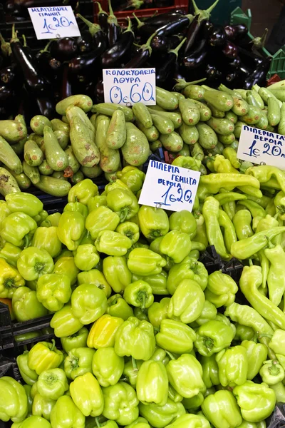 Pimentos verdes — Fotografia de Stock