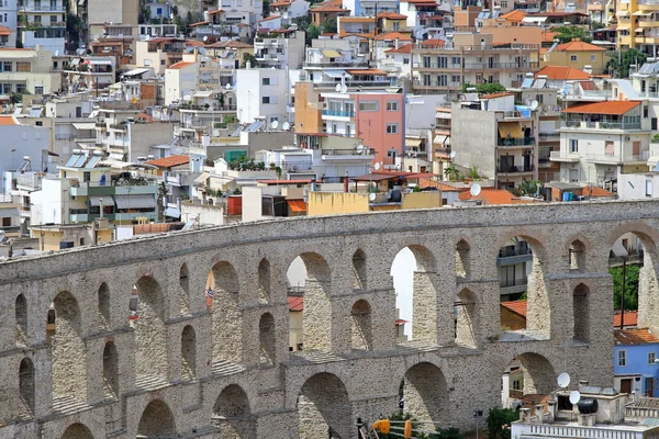 Akvedukten kavala — Stockfoto