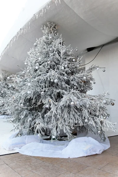 Árbol de Navidad nevado — Foto de Stock