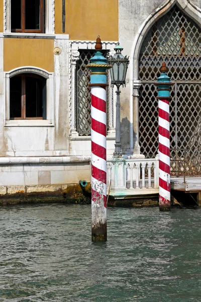Venice poles — Stock Photo, Image