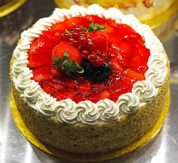 Gâteau aux fraises — Photo