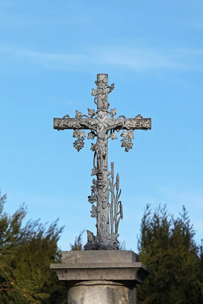 Cruz de prata — Fotografia de Stock