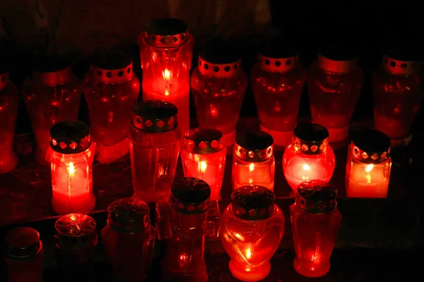 Candles of death — Stock Photo, Image