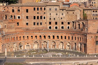 Trajan forum markets clipart