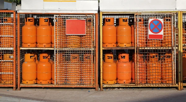 Gas cylinders LPG — Stock Photo, Image