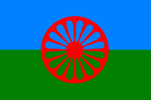 Roma flag — Stock Photo, Image