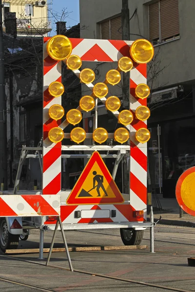 道路工事 — ストック写真