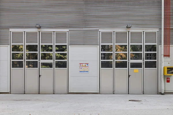 Factory doors — Stock Photo, Image