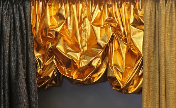 Gold curtain — Stock Photo, Image