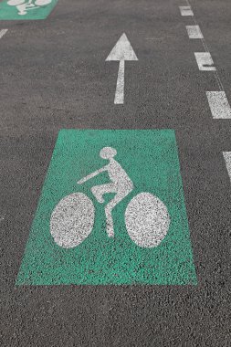 Bike lane clipart