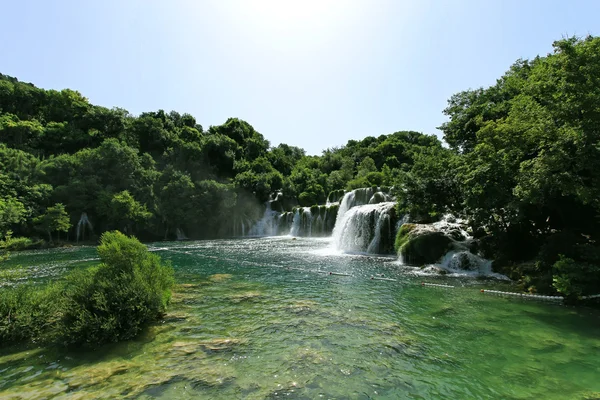 Krka şelaleler — Stok fotoğraf