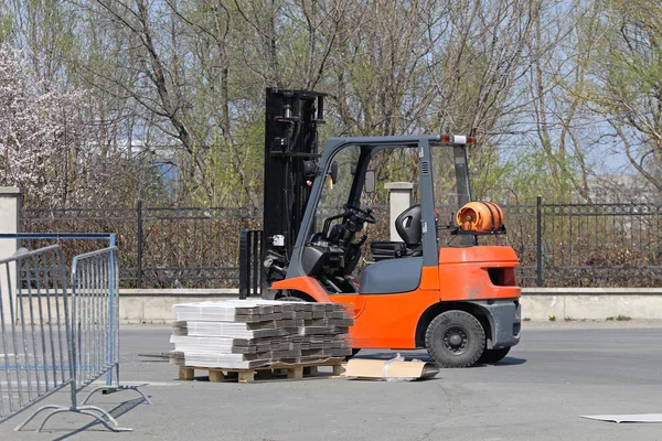 Gaffeltruck — Stockfoto