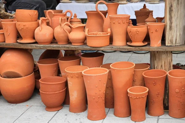 Ollas de terracota — Foto de Stock