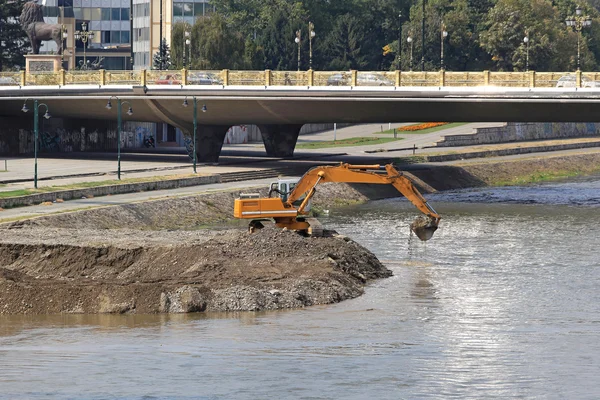 Excavadora de río — Foto de Stock