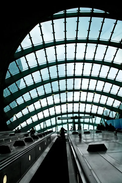 Exit escalator — Stock Photo, Image