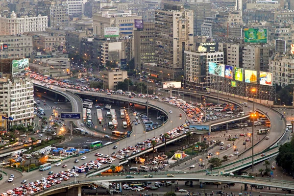 Káhira provoz — Stock fotografie