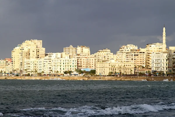 Alejandría paseo marítimo — Foto de Stock