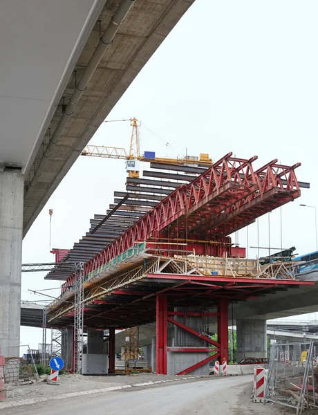 Construcción del puente — Foto de Stock