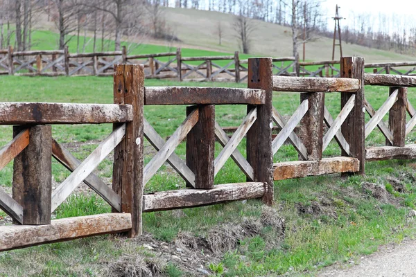 Recinzione in legno — Foto Stock