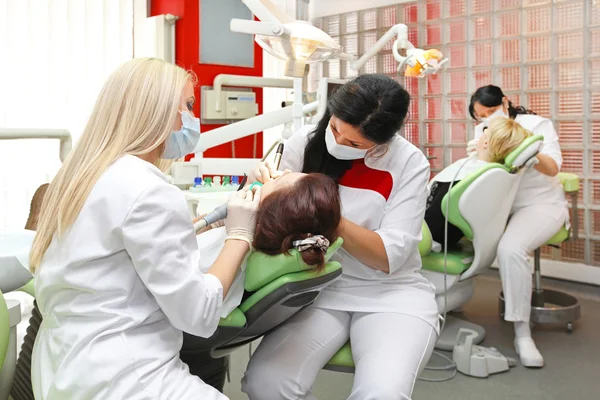 Dentists at work — Stock Photo, Image