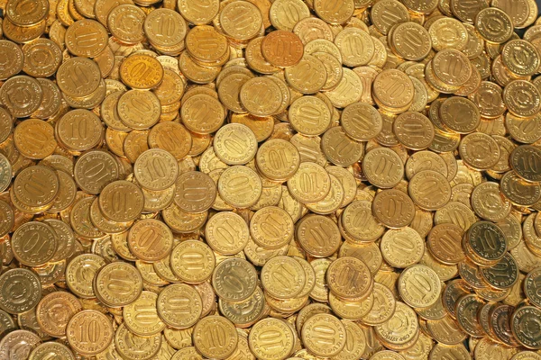 Monedas de oro — Foto de Stock