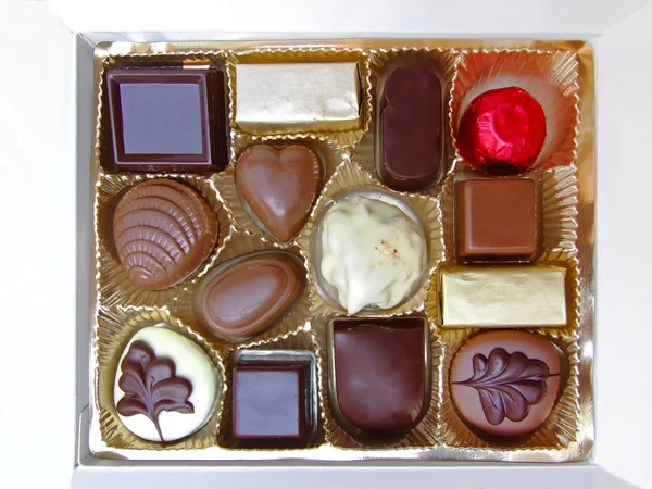 Box of chocolates — Stock Photo, Image