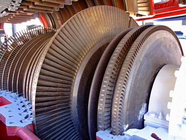 Łopatek turbinowych — Zdjęcie stockowe