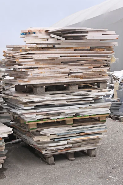 Pallet of marble — Stock Photo, Image