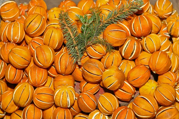 Vánoční pomeranče — Stock fotografie