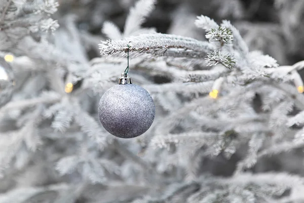 銀のクリスマス — ストック写真