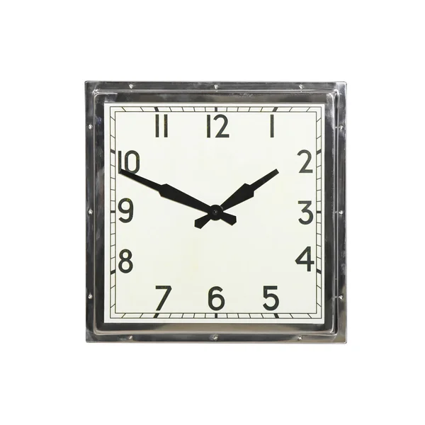 Quadratische Uhr — Stockfoto