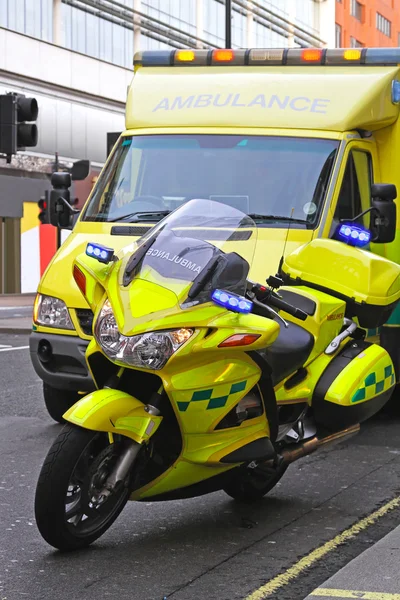 Ambulance motorcycle — Stock Photo, Image