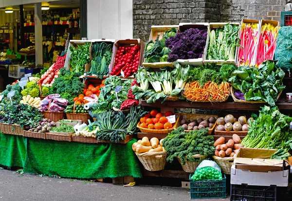 Bancarella di mercato — Foto Stock