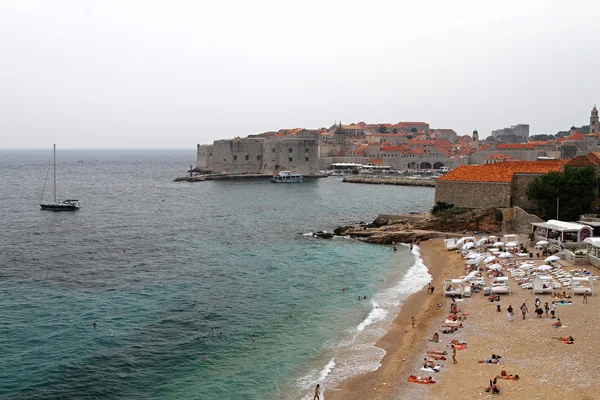 Dubrovnik beach — Stock Photo, Image