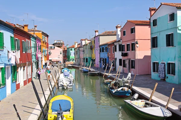 Burano Benátky — Stock fotografie