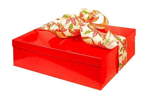 Red gift angle — Stock Photo, Image