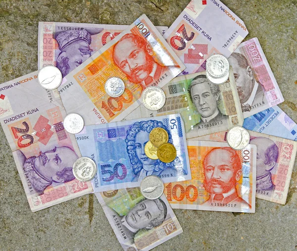 Money from Egypt, pound banknotes and coins. Stock Photo by