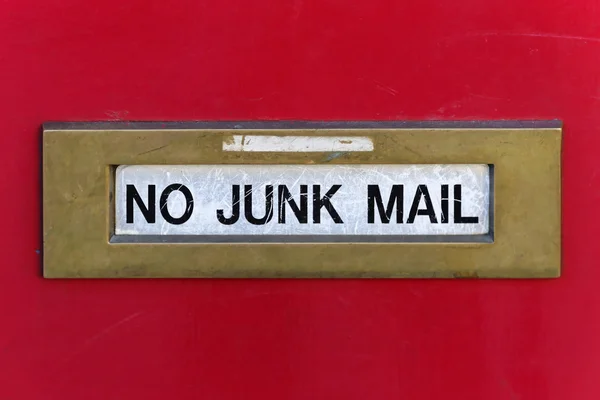 No junk mail — Stock Photo, Image