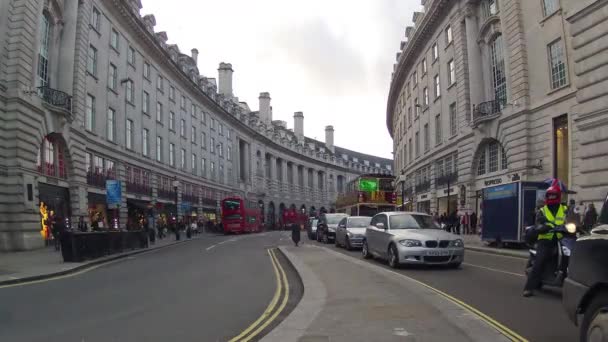 Regent Street Londra — Video Stock