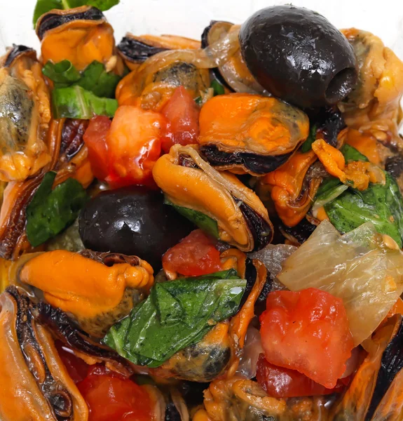 Ensalada de mejillones — Foto de Stock