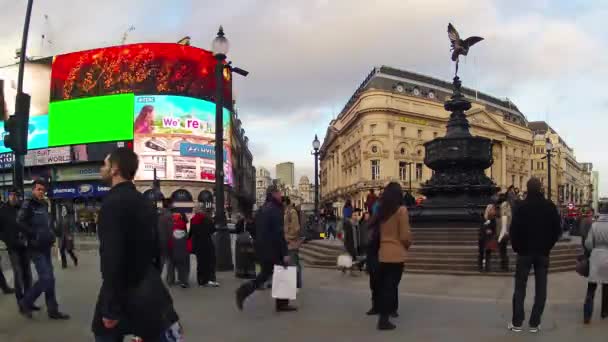 Piccadilly neon — Video Stock