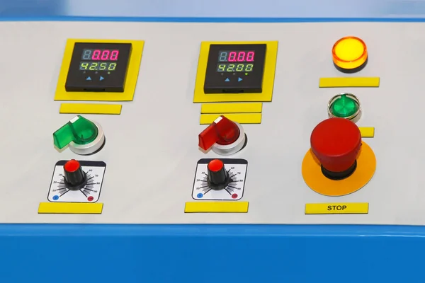 Machine control panel — Stock Photo, Image