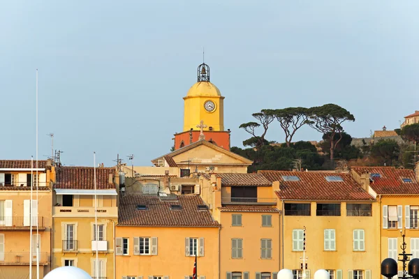 Saint Tropez clock tower — Stock Photo, Image