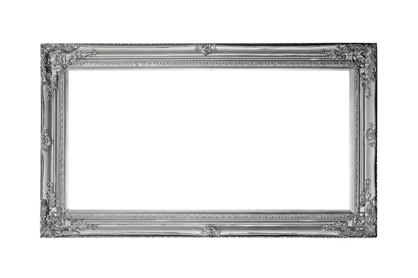 Rámeček stříbrný panorama — Stock fotografie