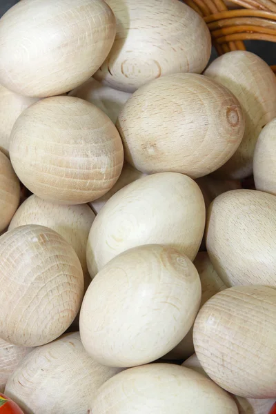 Wooden eggs — Stock Photo, Image