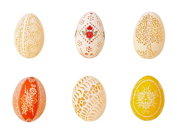 Six Easter eggs — Stock Photo, Image