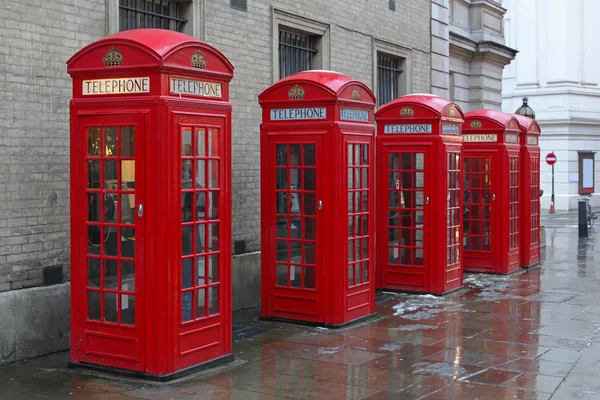 Telephone booths — Stock Photo, Image